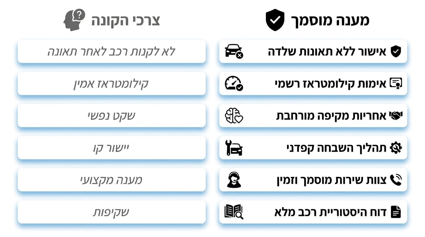 כל מה שצריך לדעת על רכב יד שנייה מיבואן מאושר